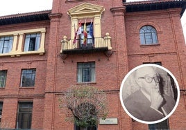 Fachada del IES Claudio Sánchez Albornoz en León.