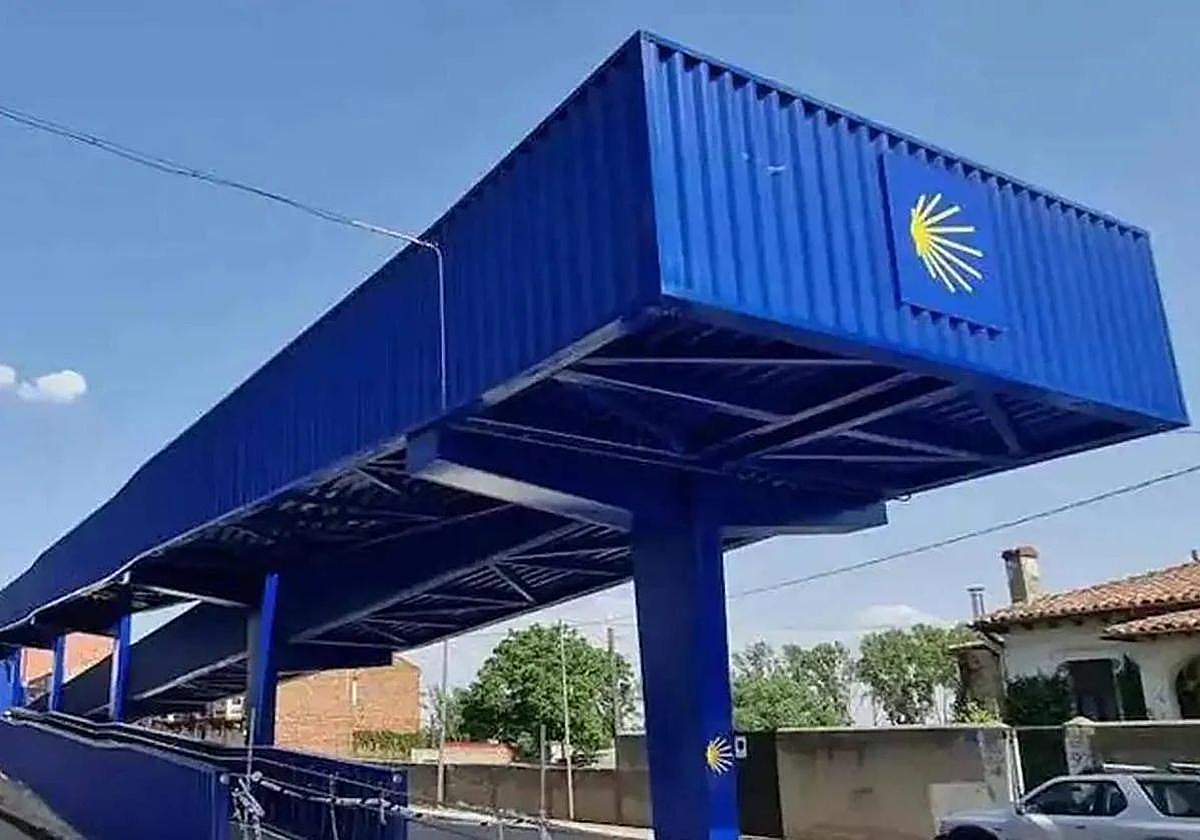 Pasarela azul en San Andrés.