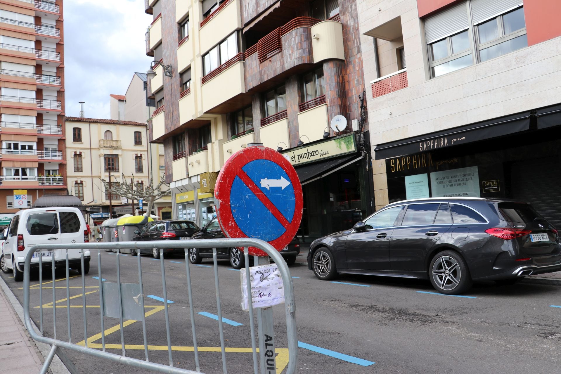 La calle Fuero se prepara para las obras de peatonalización