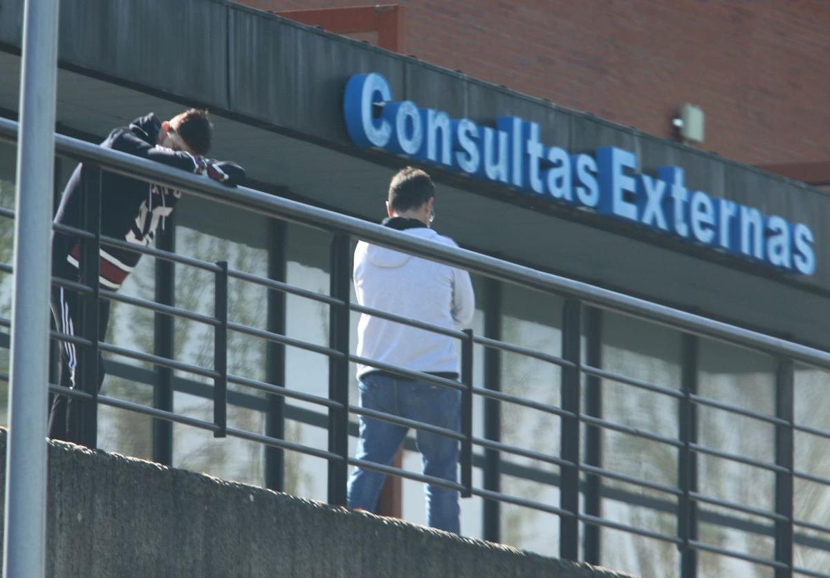 Área de triaje del hospital del Bierzo de Ponferrada en 2020.