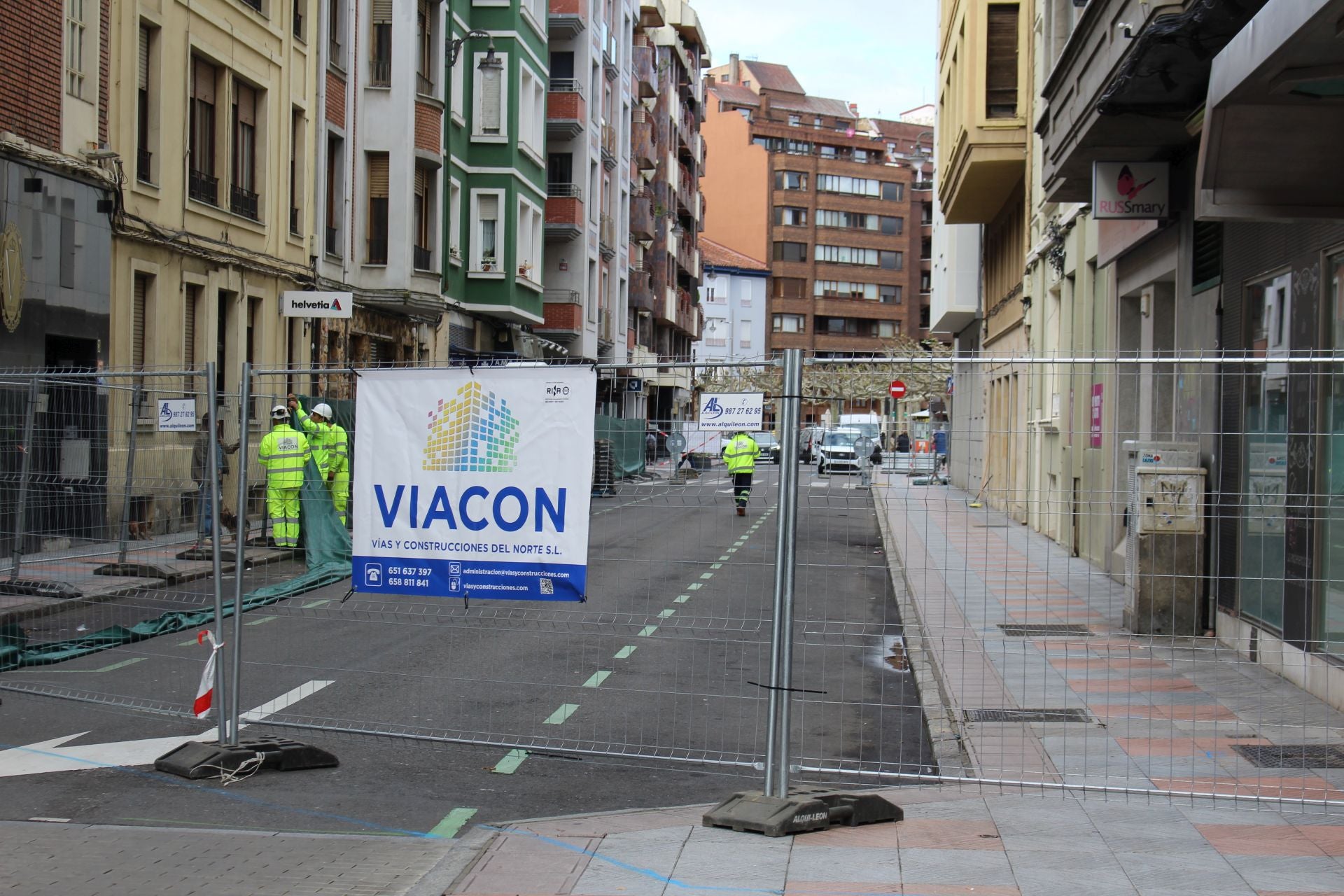 La calle Fuero se prepara para las obras de peatonalización