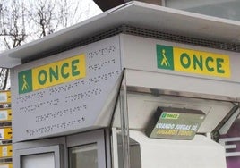 Un punto de venta de la Once.