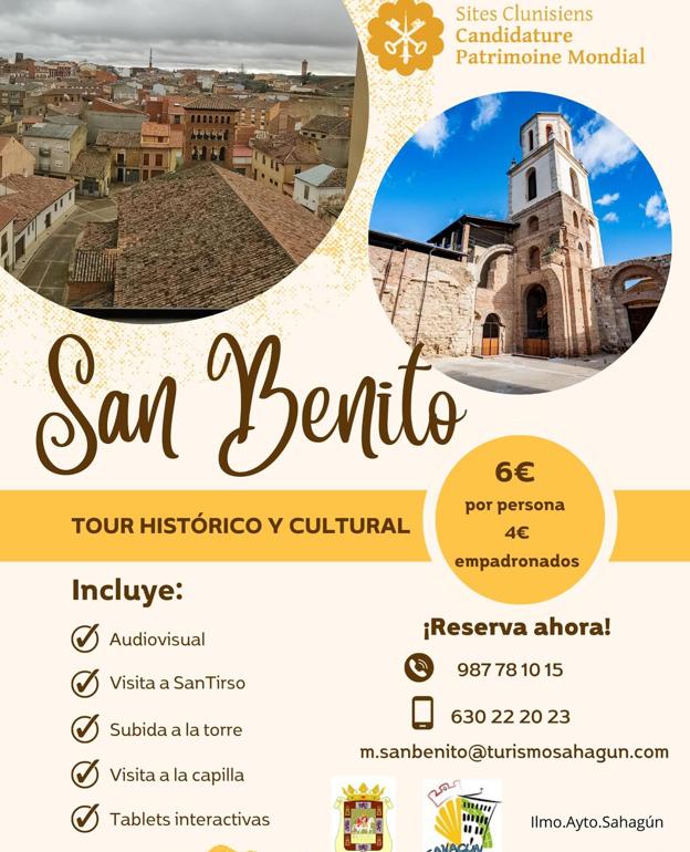 Cartel de las vistas a San Benito