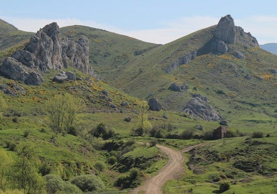 Panorámica de un paraje cercano a San Martín de la Tercia.