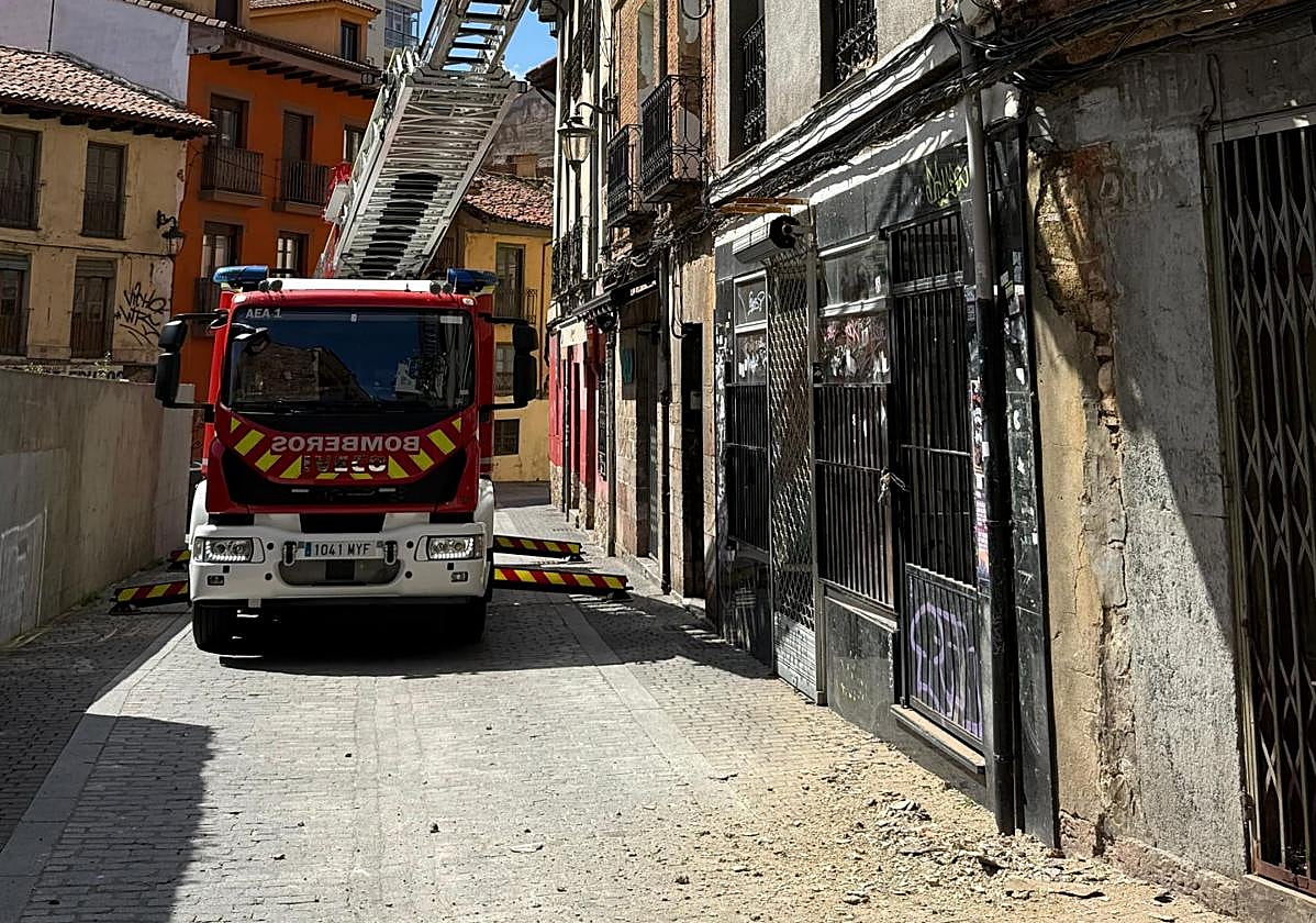 Intervención en la calle Santa Cruz.