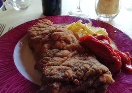 Cachopo del restaurante Casa Senén