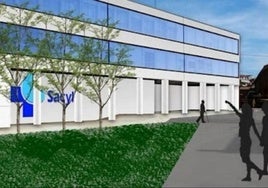 Centro de salud de Sahagún.