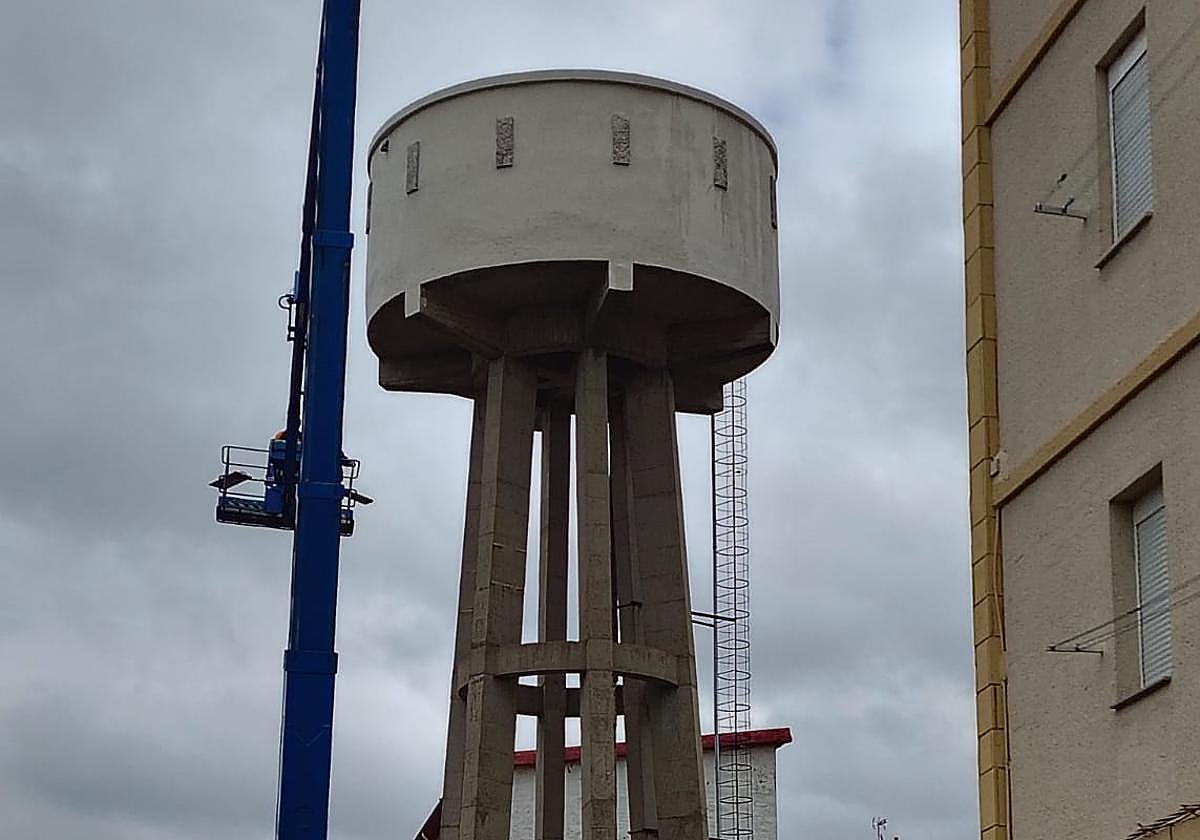 Imagen del deposito de Azucarera.