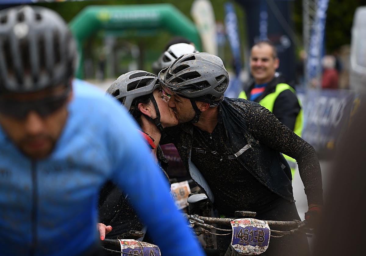 Un instante del final de carrera.