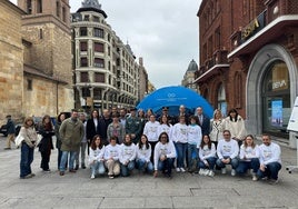 Imagen del Colegio de Enfermería de León en su día internacional
