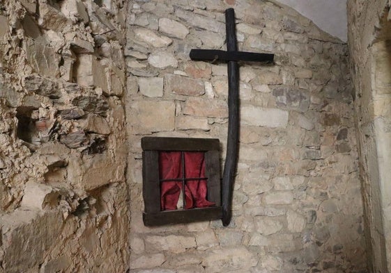 Interior de la celda de las emparedadas.