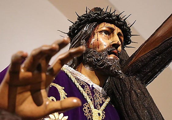 Nuestro Padre Jesús Nazareno antes de salir hacia Roma.