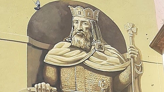 Zamora recuerda al rey Alfonso IX de León en un mural