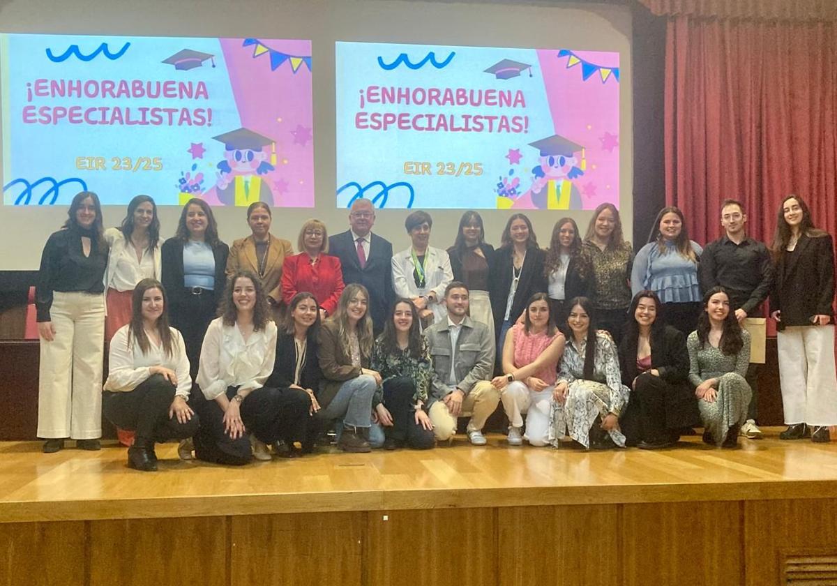 Despedida de los 20 residentes de enfermería.