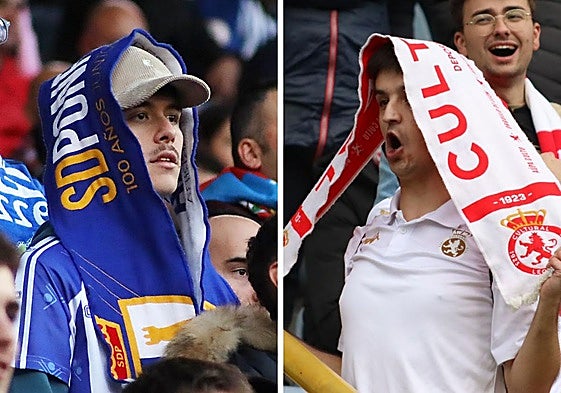 Aficionados de la Deportiva y la Cultural en el último derbi.