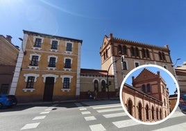 Fachada del edificio Araú en Trobajo del Camino.