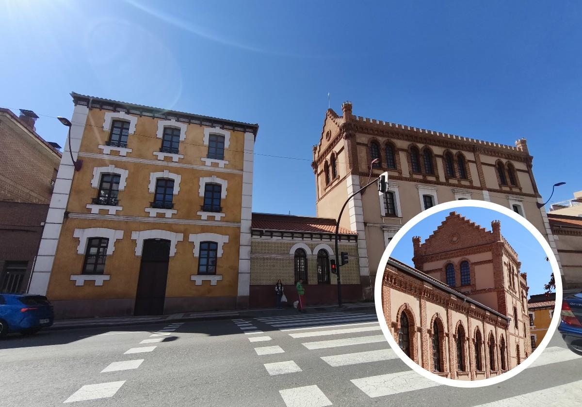 Fachada del edificio Araú en Trobajo del Camino.