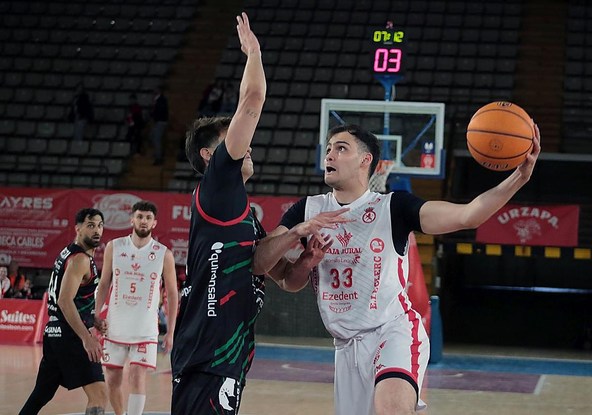 Rodri Llamas, en el partido de ida.