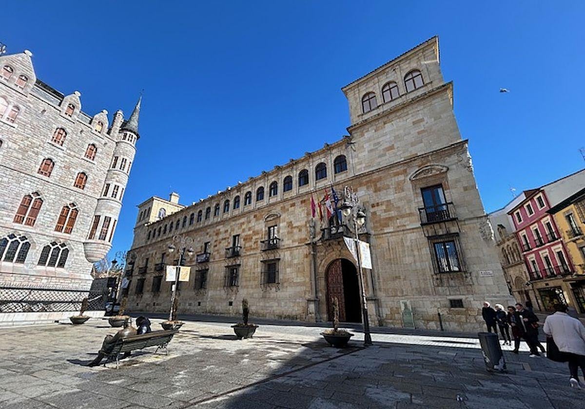 Imagen del Palacio de los Guzmanes.