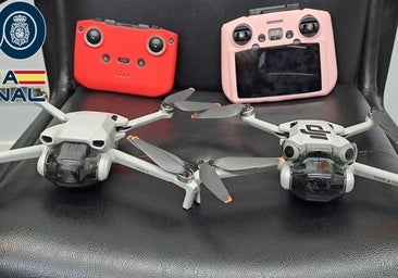 Drones intervenidos.