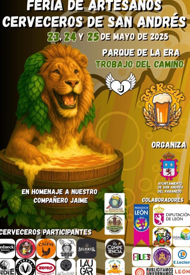 Cartel de la Feria de Artesanos Cerveceros