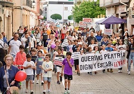 Concentración en La Bañeza.