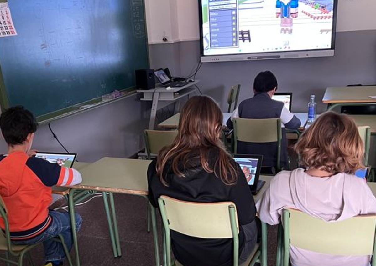 Secondary image 1 - A school recreates the San Isidro ski resort in Minecraft