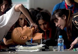 Imagen de una actuación de urgencias durante un Congreso de la Sociedad Española de Medicina de Familia y Comunitaria