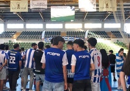 La afición de la Ponferradina sufre a pesar de la victoria