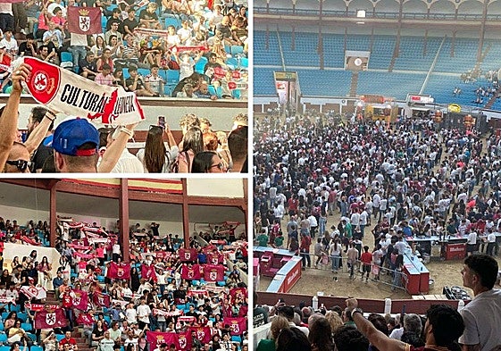 La plaza de Toros convertida en fanzone.