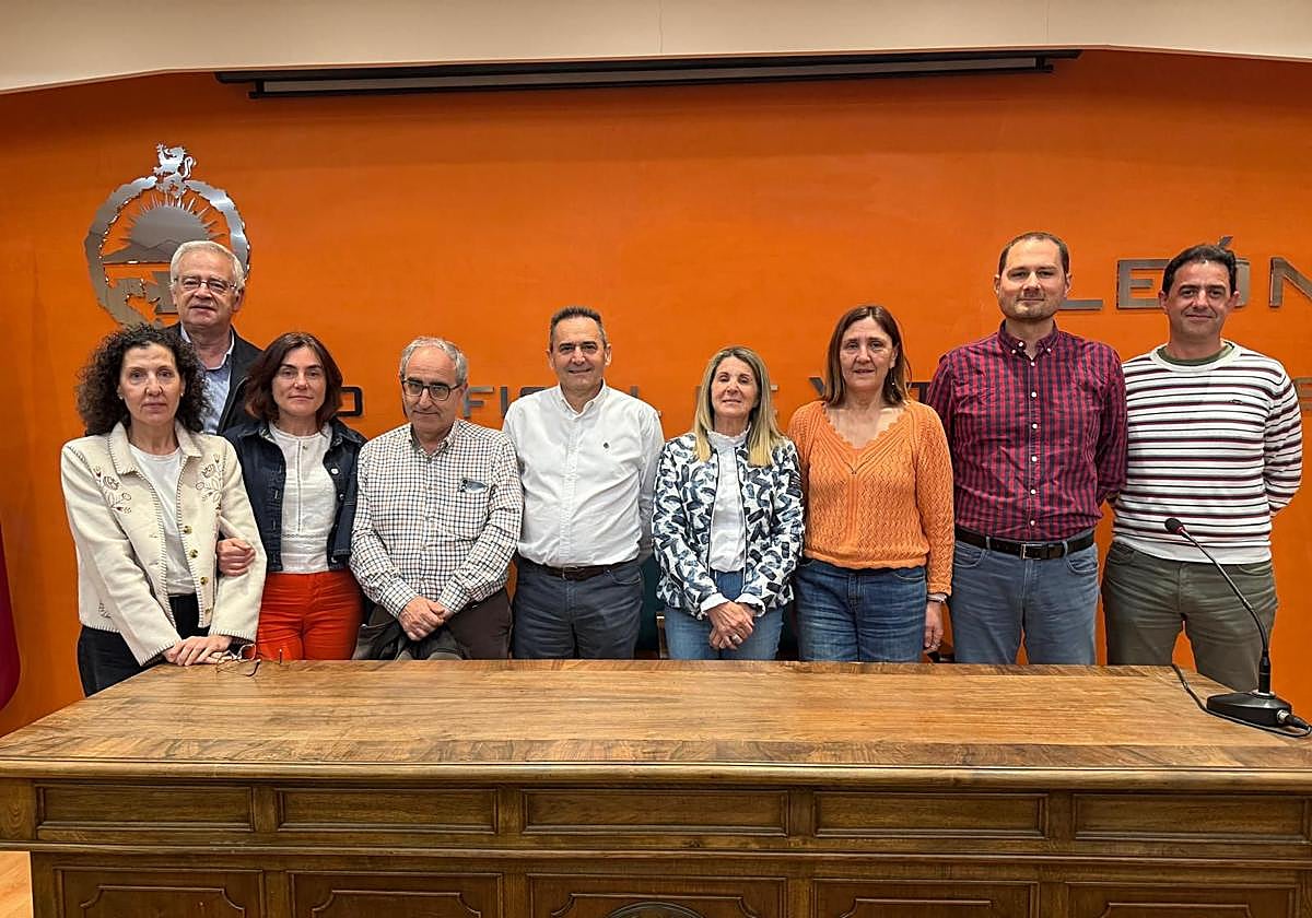 Nueva junta directiva del sindicato.