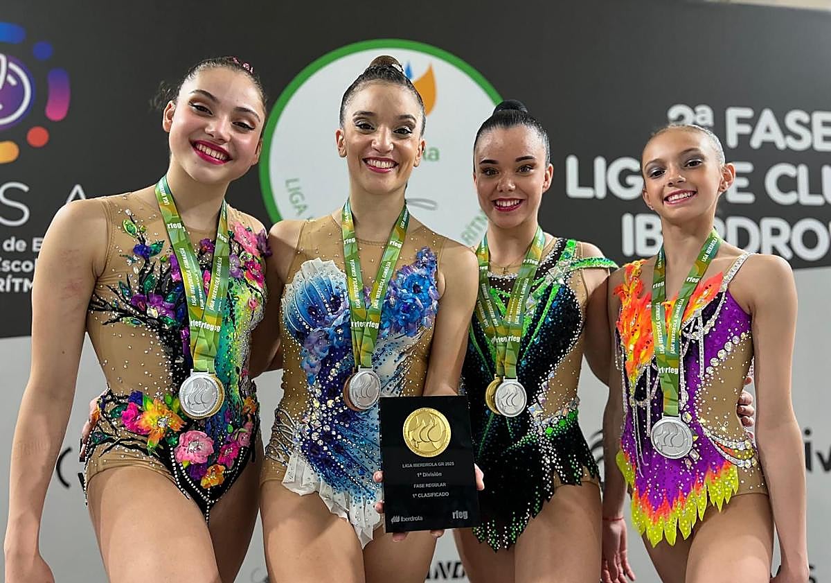 Imagen principal - El Club Ritmo da una lección en la Liga Iberdrola