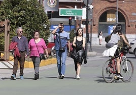 Altas temperaturas en León.