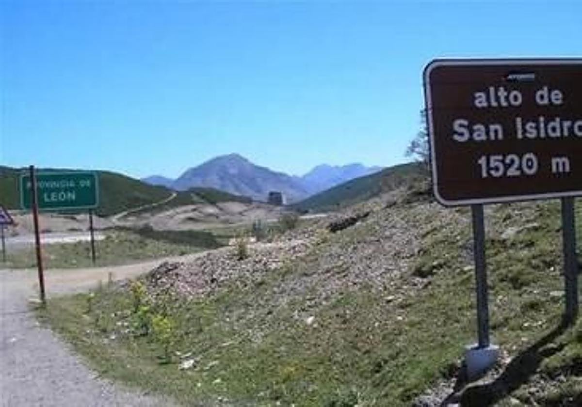 Puerto de San Isidro en León.