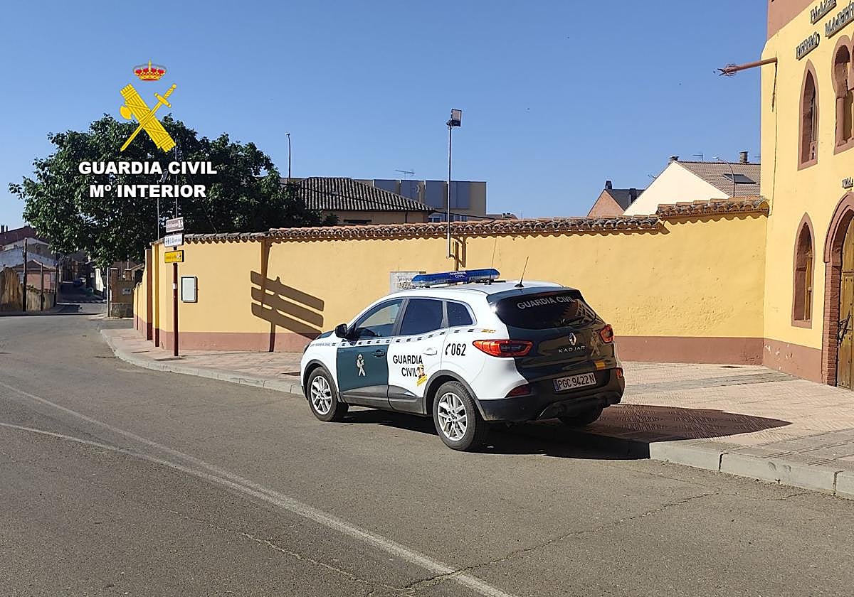 Guardia Civil en Valencia de Don Juan.