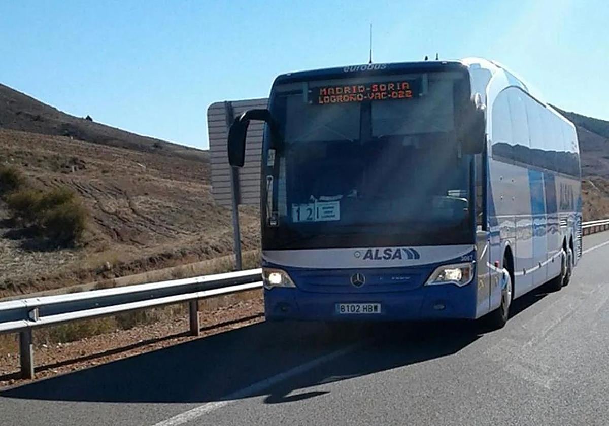 Bus en la provincia.