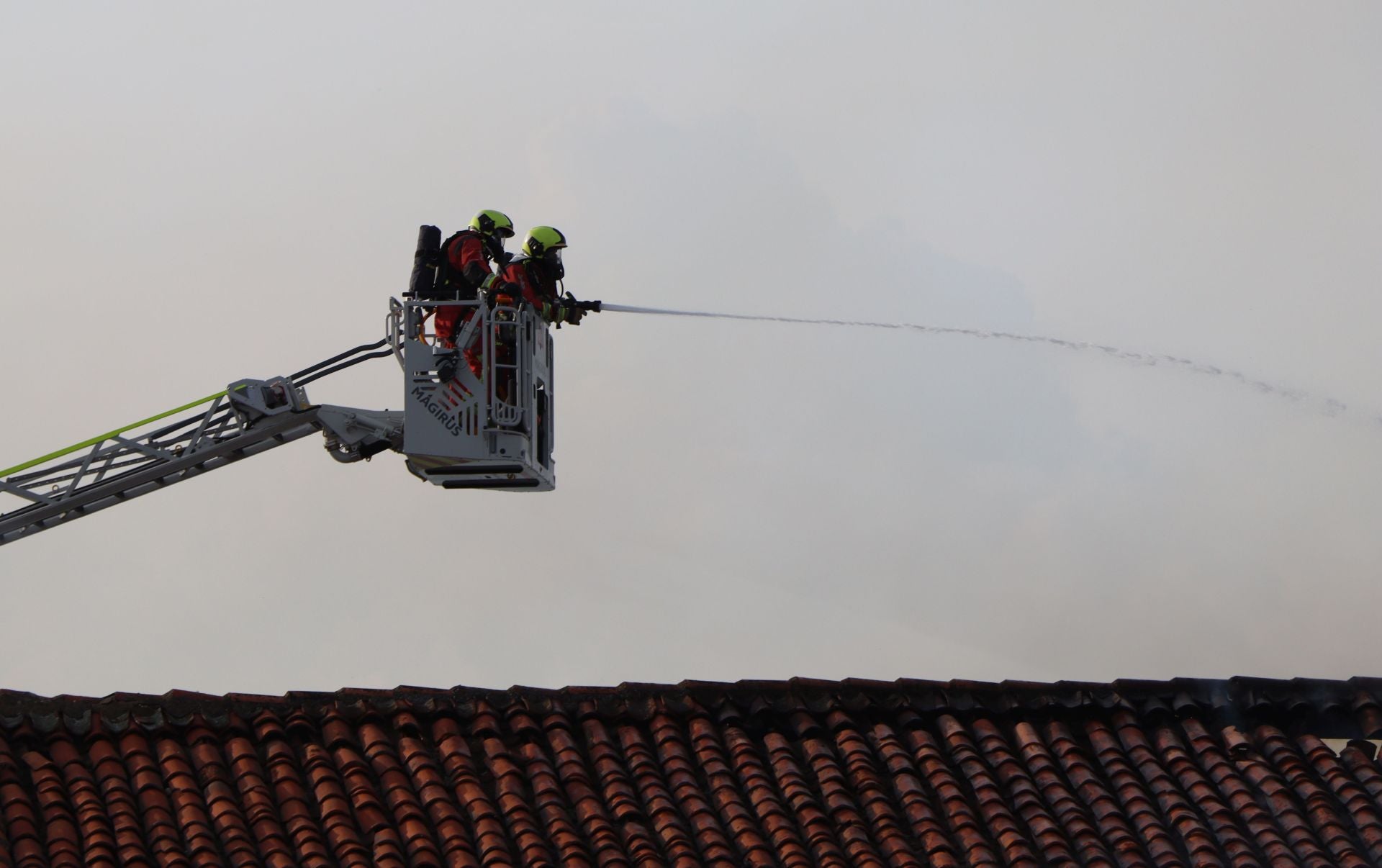 Incendio en un inmueble en San Andrés
