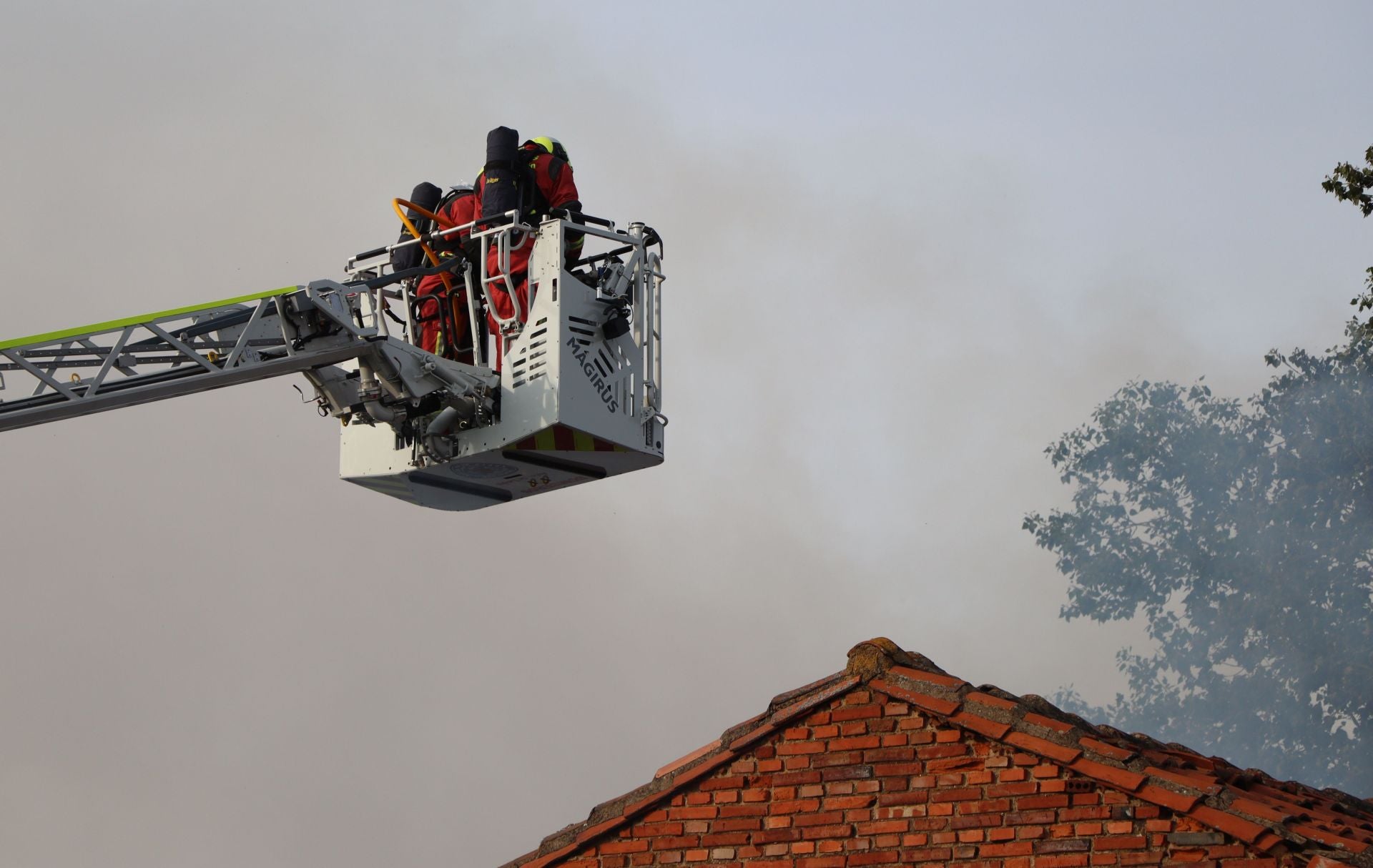 Incendio en un inmueble en San Andrés