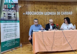Rueda de prensa en la sede de Asleca.
