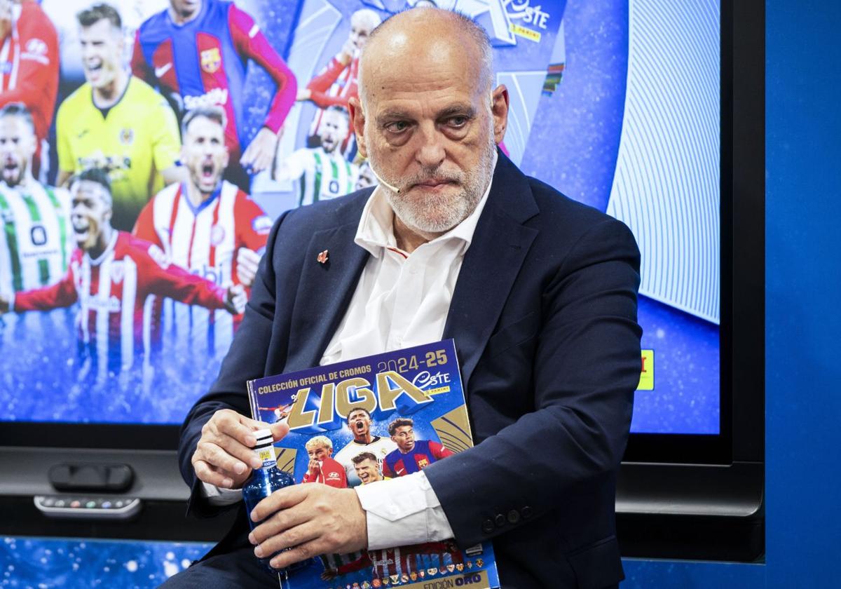 El presidente de LaLiga, Javier Tebas.