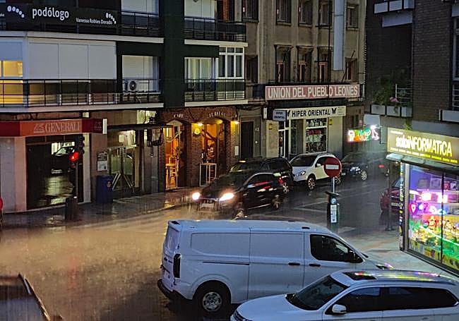 Otra imagen de la tormenta.