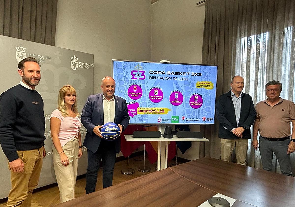 Presentación de la Copa Basket 3x3.