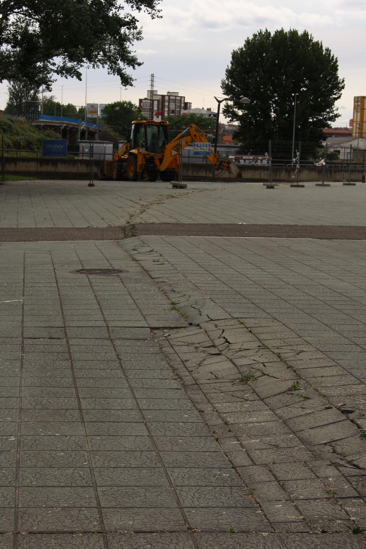 Comienzan las obras en el entorno del estadio Reino de León