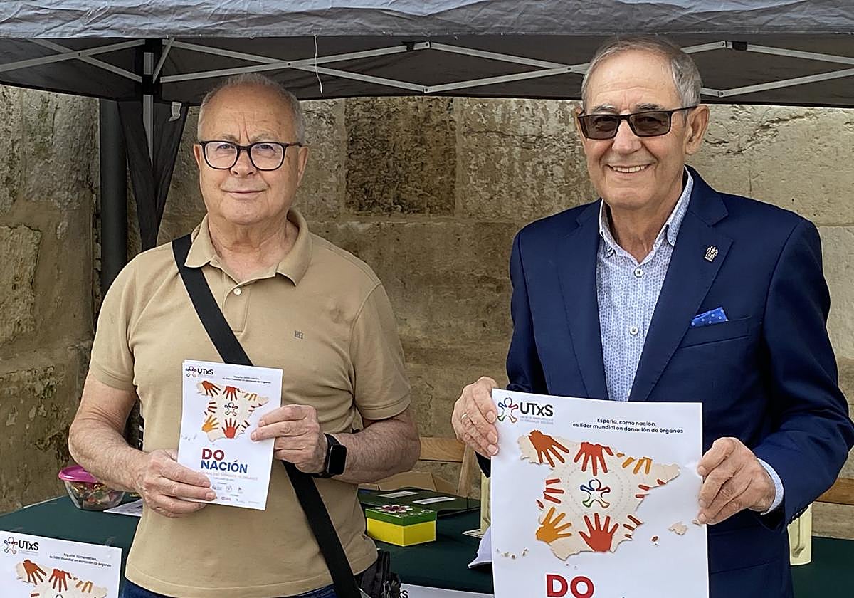 Juan Antonio Igleisas Llamas, presidente de la Asociacion para la Lucha contra las Enfermedades Renales en León, y uno de los socios