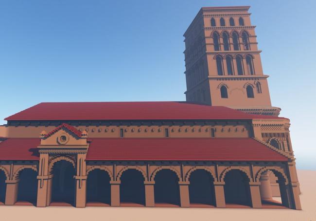 Exterior of the Church of Sahagún.