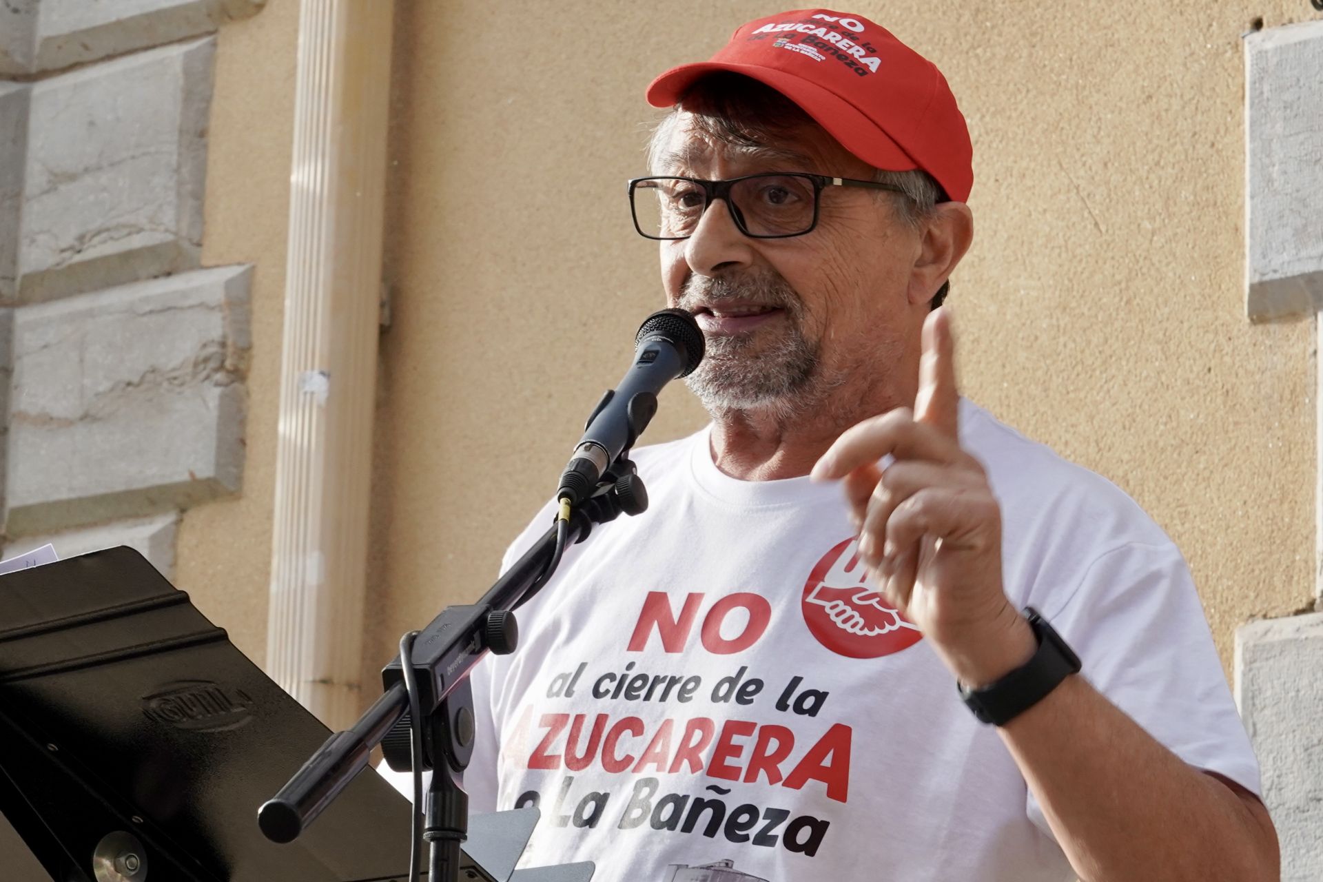 Las imágenes de la concentración en La Bañeza