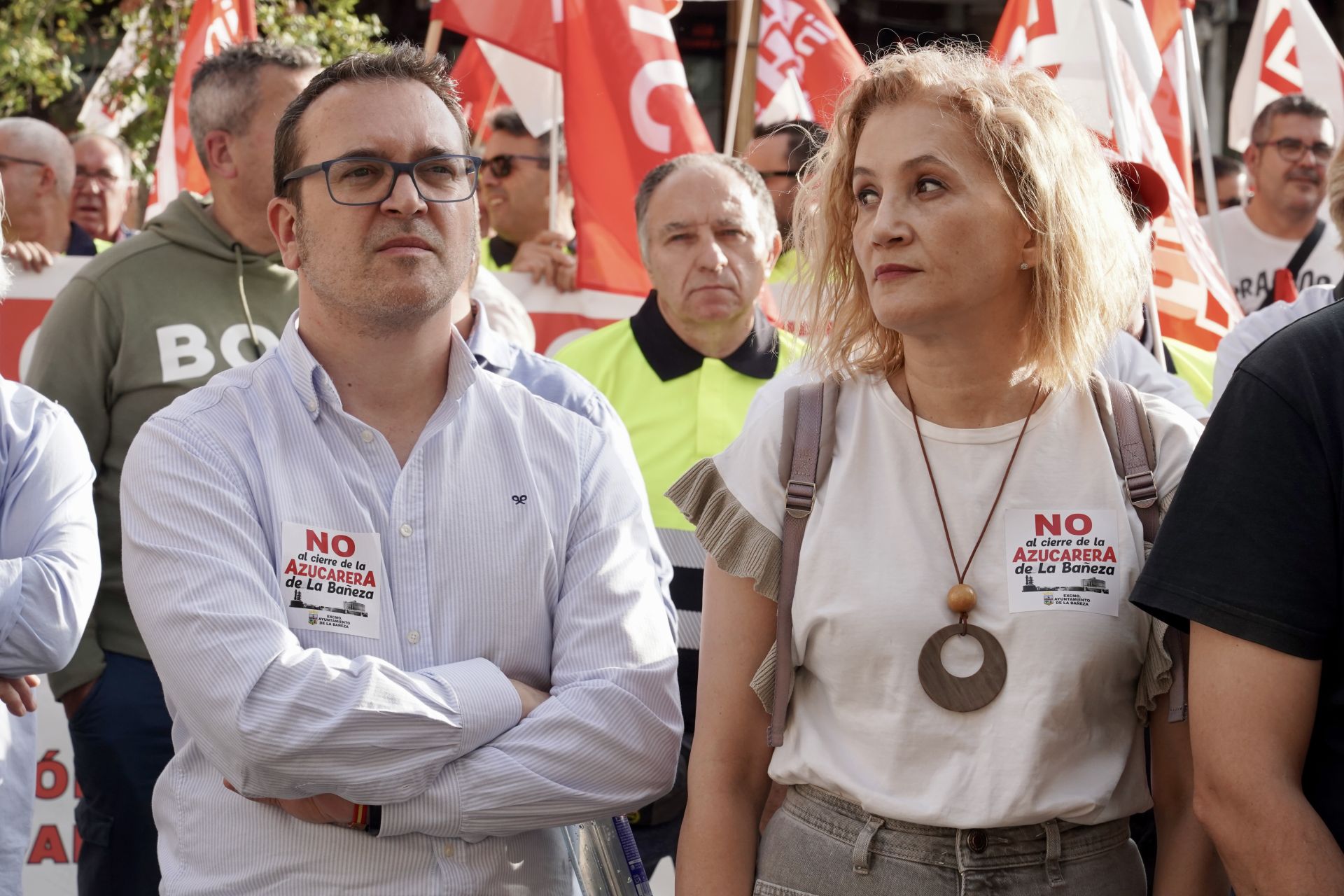 Las imágenes de la concentración en La Bañeza