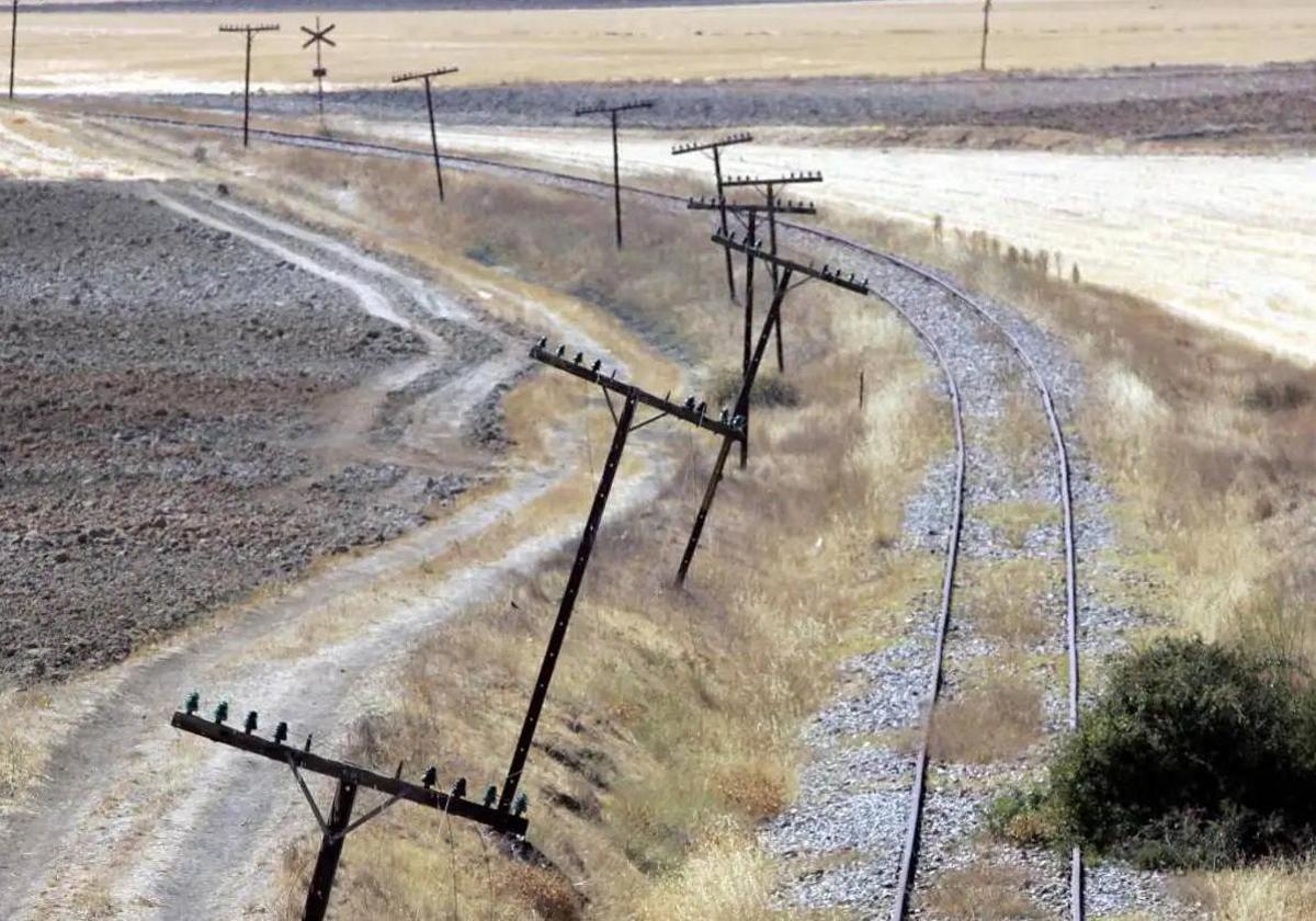 Vías de la Ruta de la Plata.