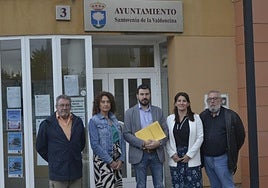 Grupo del PP en Santovenia de la Valdoncina.