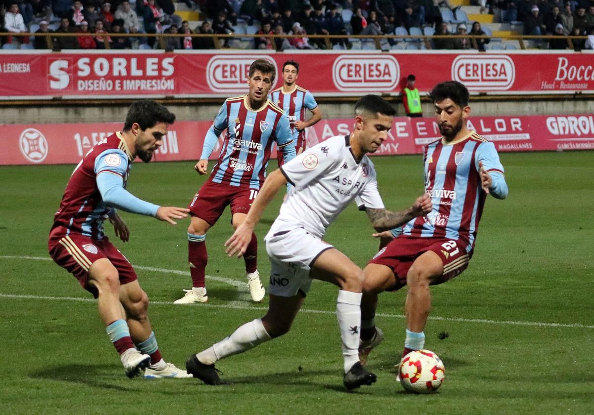 Bicho, en un partido con la Cultural.